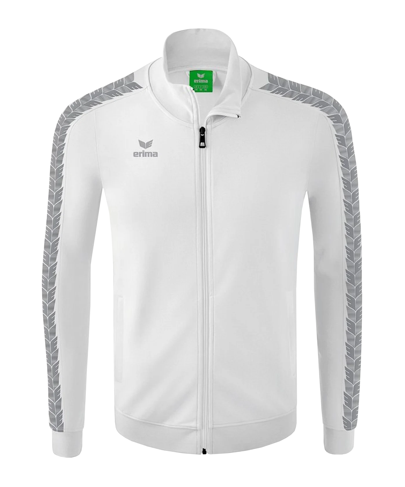 Erima Essential Team Tracktop Jacke Weiss Grau
