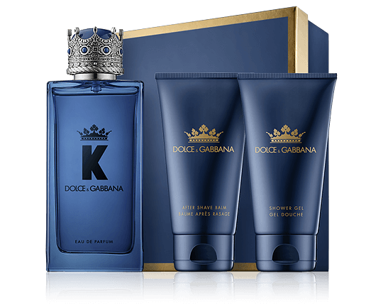 Dolce & Gabbana K Set mit EdP Spray, Shower Gel & Aftershave Balm 100ml-50ml-50ml
