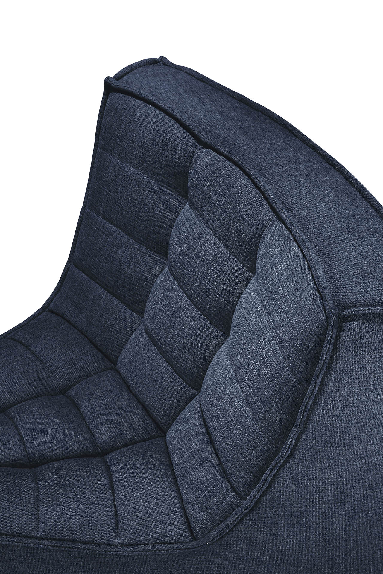 Sofa N701 45° round corner - eco stof graphite