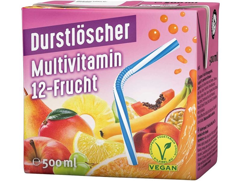 Durstlöscher Multivitamin 1 x 0.5 l Fruchtige Erfrischung mit ausgewogener Süsse