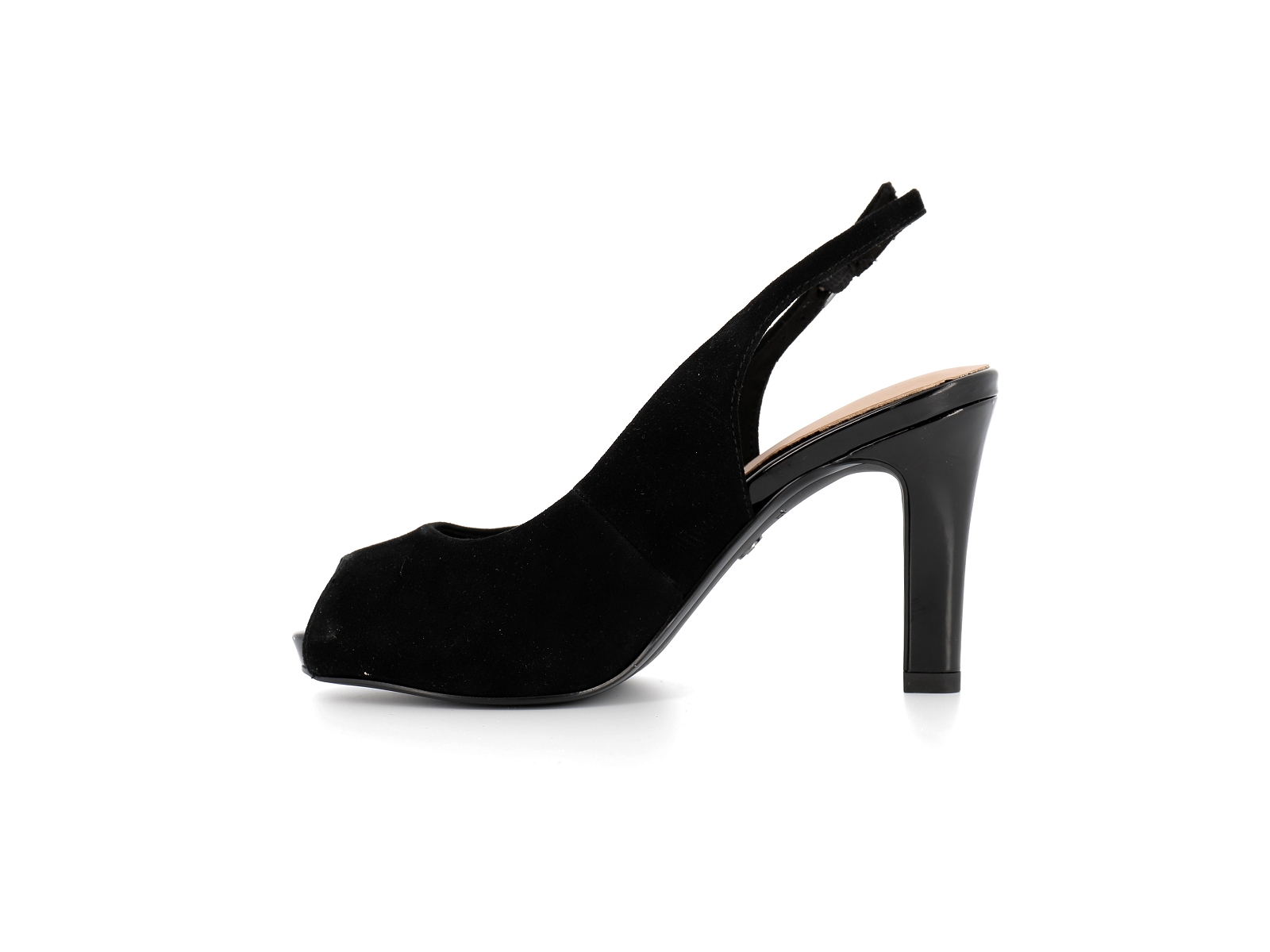 Tamaris-29609 Nubuck Velours Noir