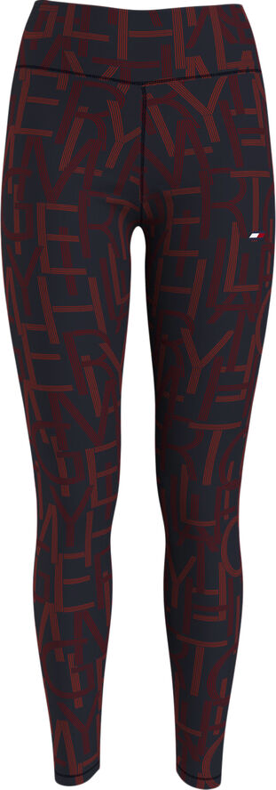 Tommy Hilfiger Sport High Waist tights Rød