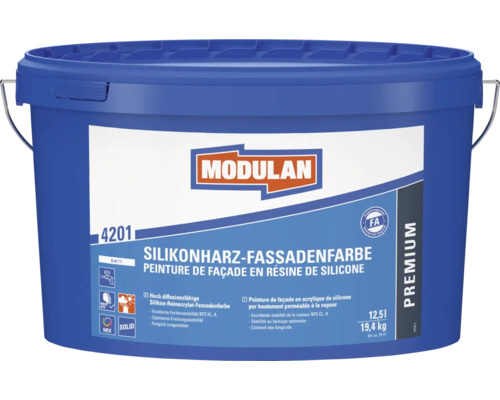 MODULAN 4201 Siliconenharsgevelverf wit 12,5 l