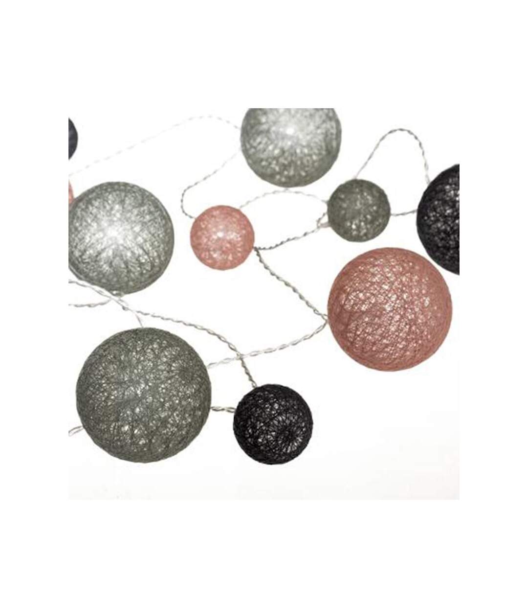 Guirlande Lumineuse Led 20 Boules 210cm Multicolore
