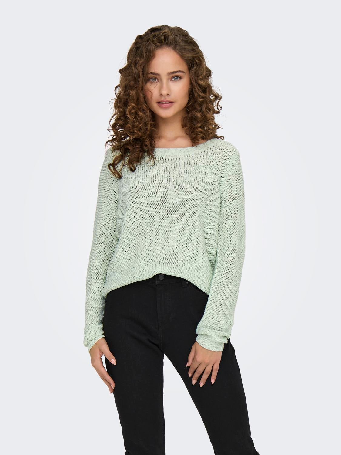 ONLGEENA Strickpullover Subtle Green
