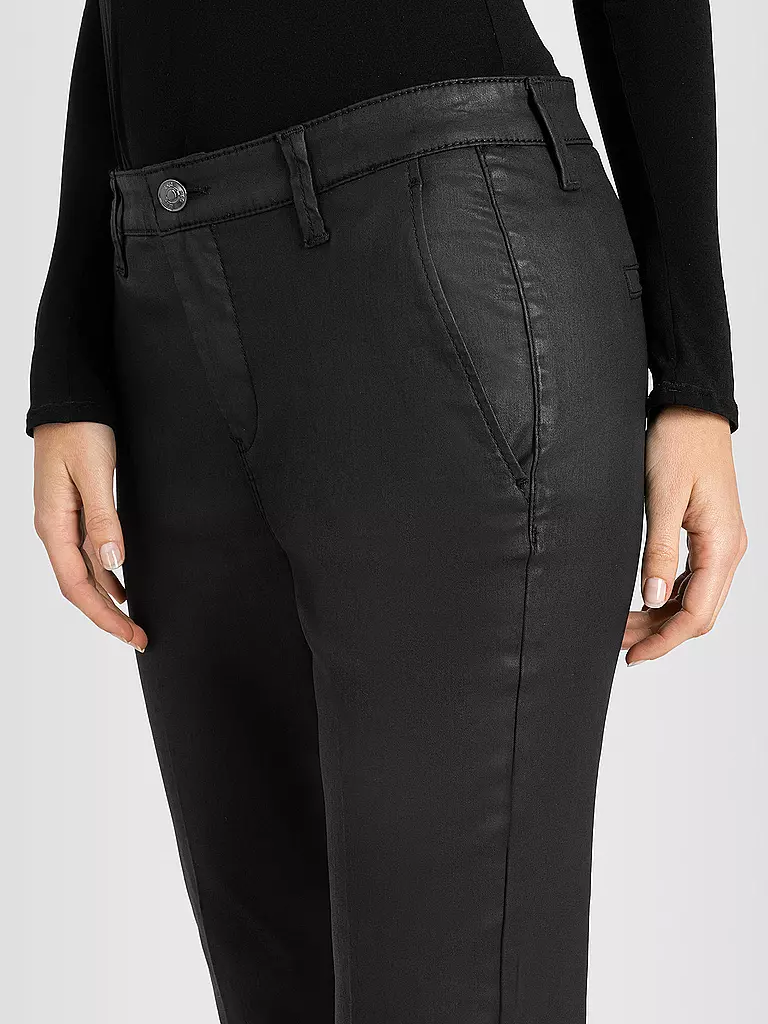 MAC Chino Slim Fit 7/8 schwarz