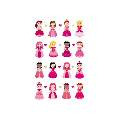 Maildor - 1 feuille gommettes princesses