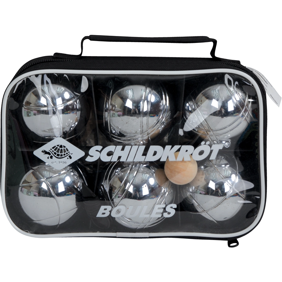SCHILDKRÖT® Boule  Boccia  Petanque Set Stahl