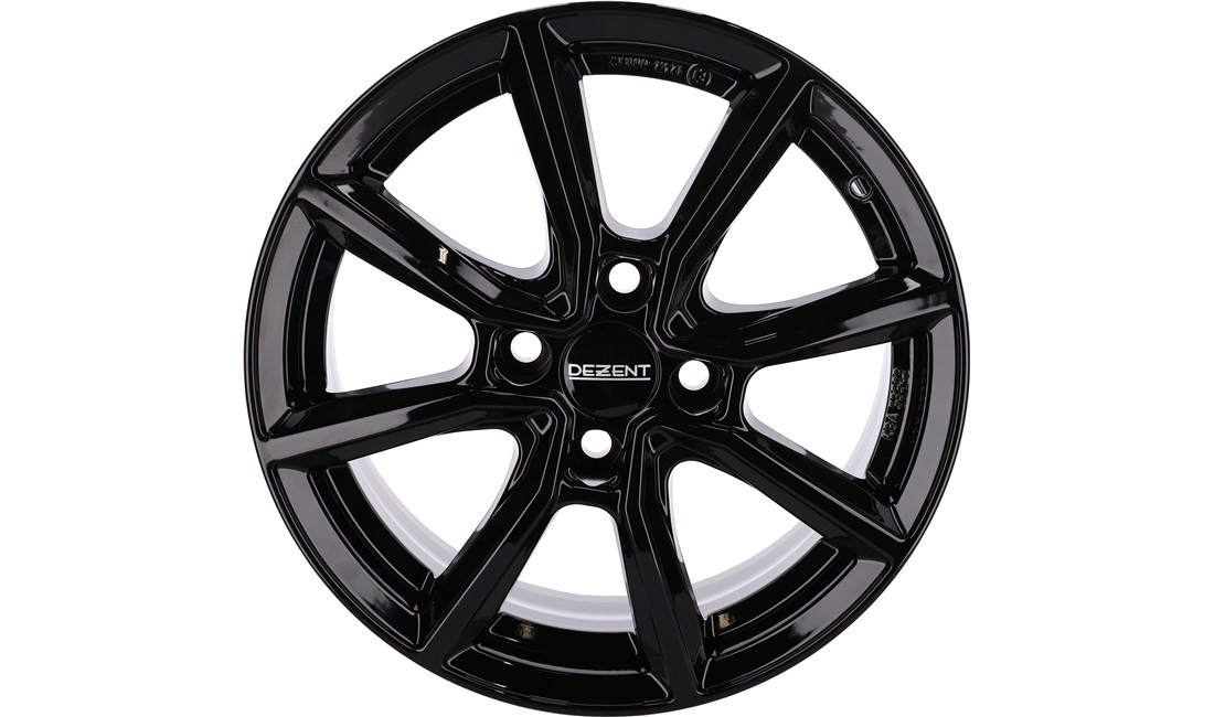 Dezent TN Black 7x17 4x108 ET47,5 Ø63,4