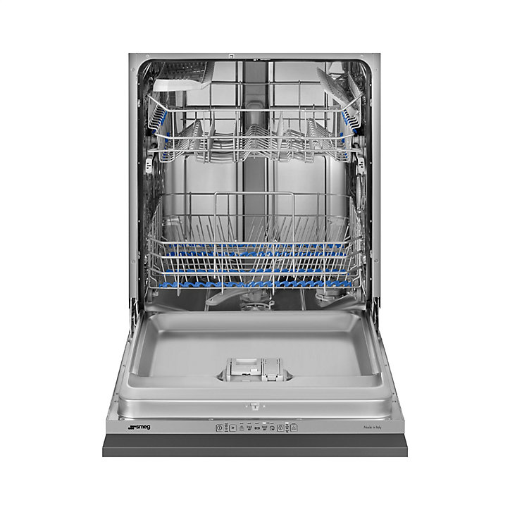 Lave-vaisselle encastrable 13 couverts Universel l. 60 cm STL281DS Smeg gris métal