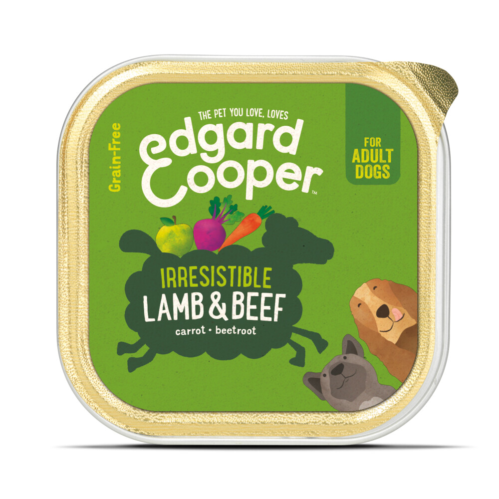 Edgard & Cooper Kuipje Vers Vlees Hondenvoer Lam - Rund150 gr