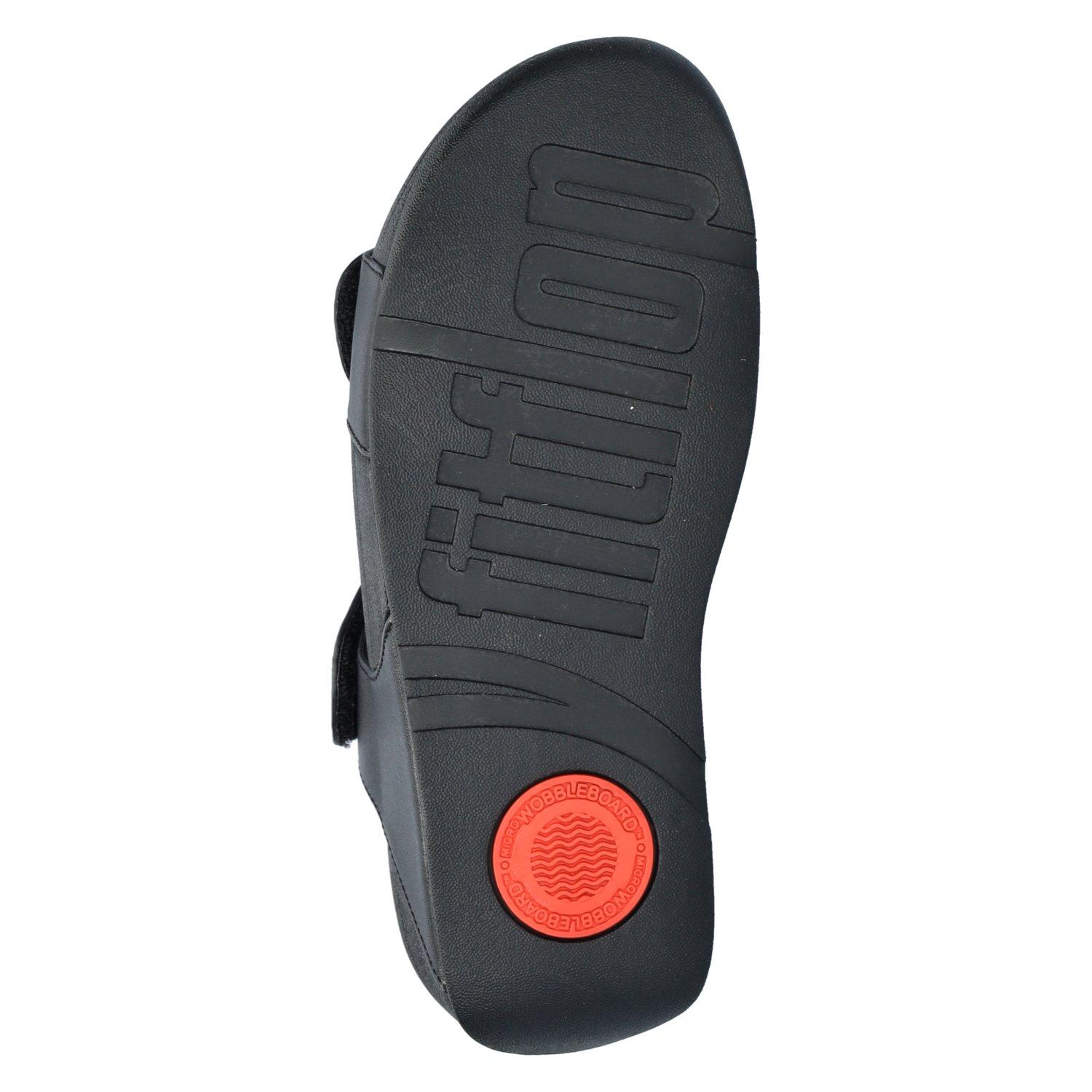 Lulu Leather dames slipper Fitflop Zwart