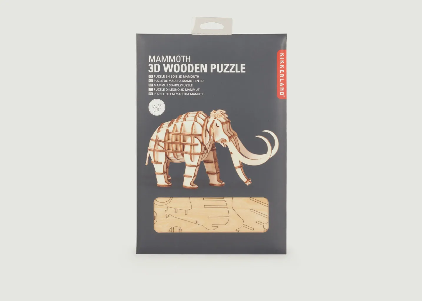 Puzzle 3D En Bois Mammouth Kikkerland