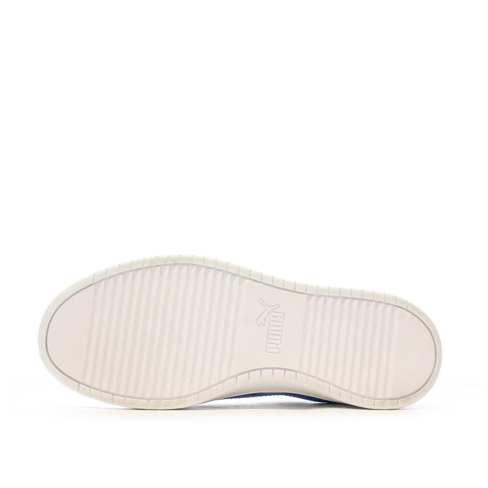 Puma Baskets Blanches/Bleu Femme Puma Rickie