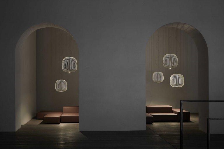 Foscarini Spokes 2 hanglamp Ø52 LED dimbaar koper