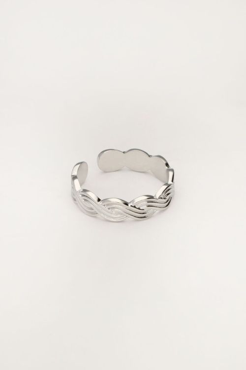 Ring met vlecht