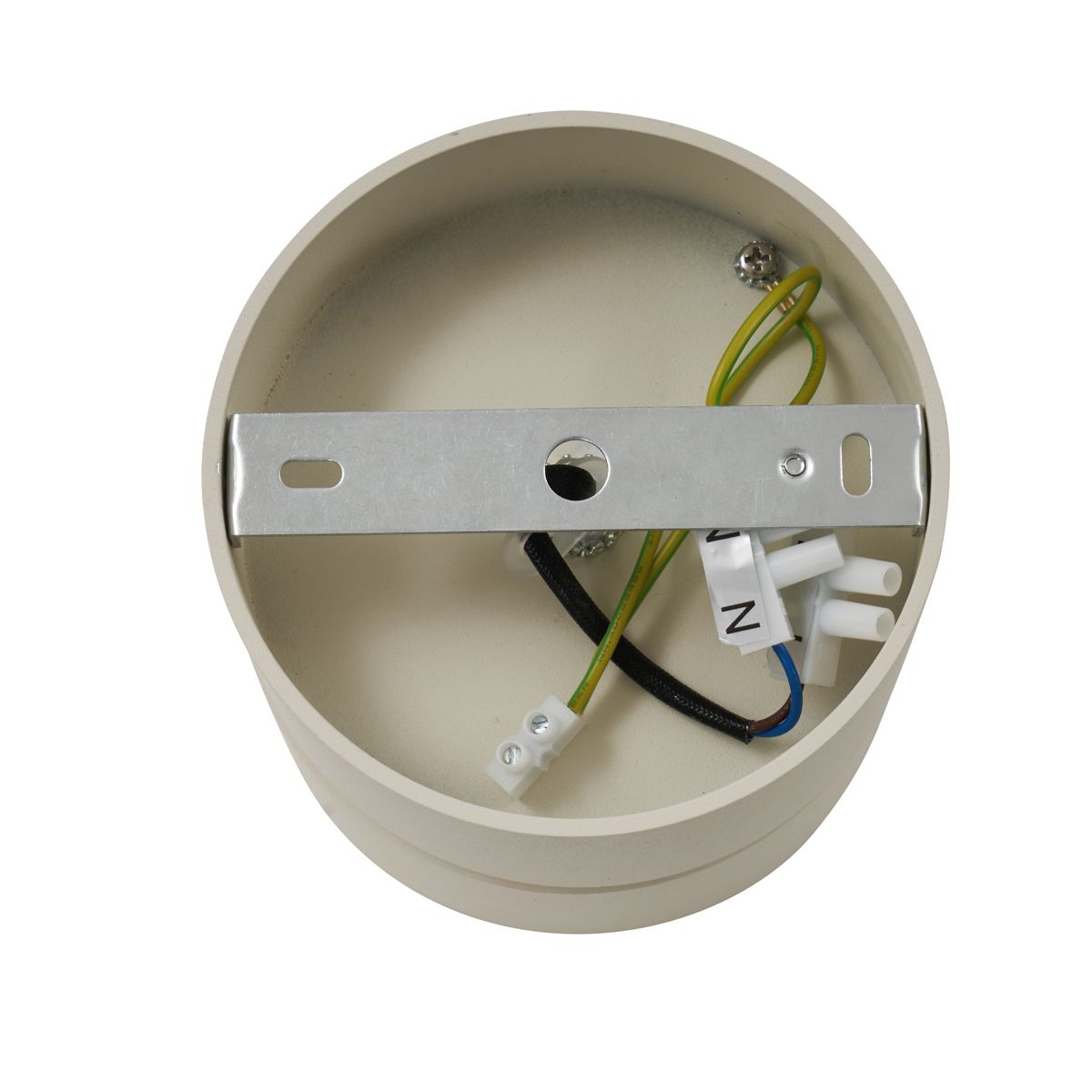 Moderne plafondspot beige G9 rond draai- en kantelbaar - Go Nine