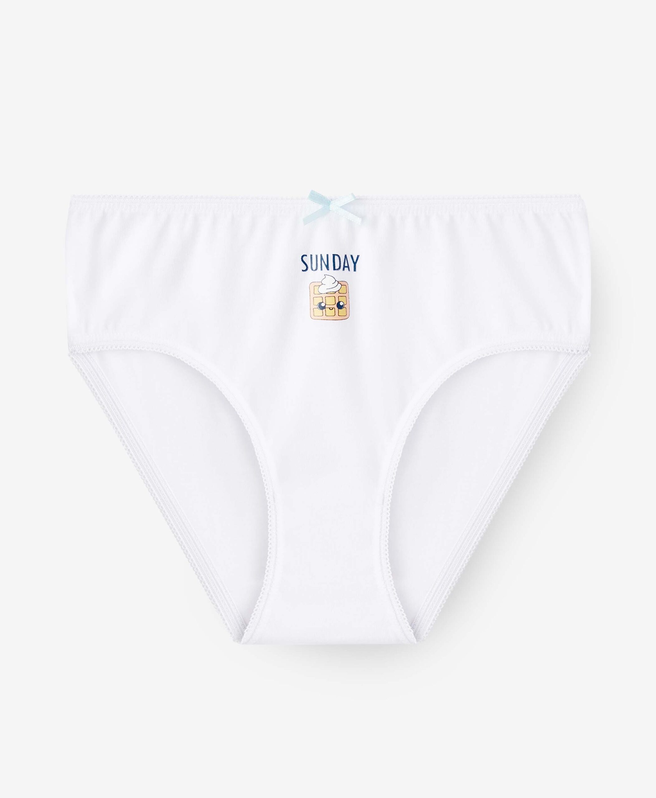 Unterhosen für Mädchen, 100% Baumwolle, 7er-Pack