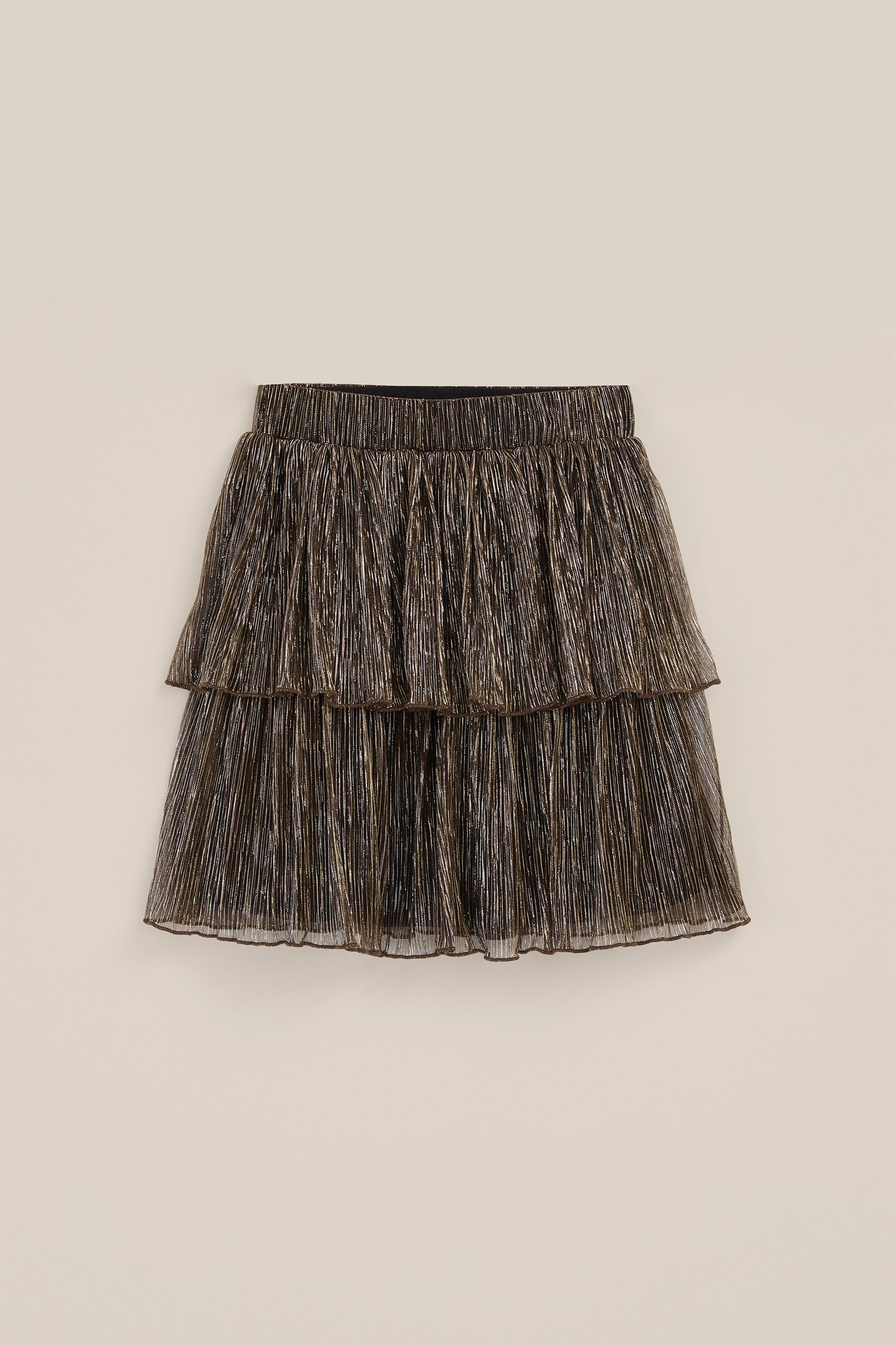 Meisjes rok met dessin WE Fashion Goud