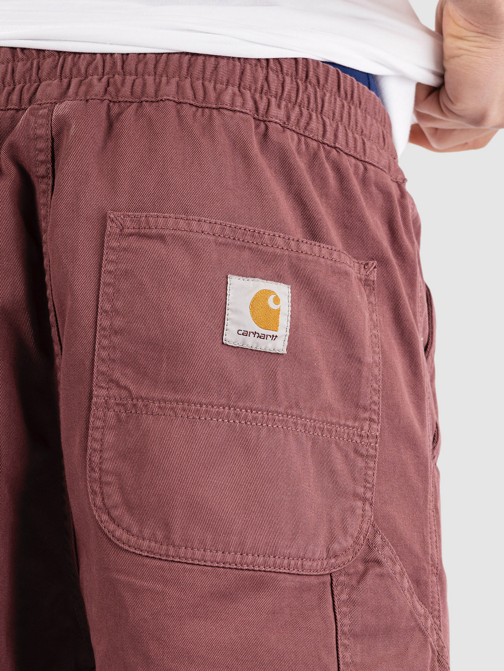 Carhartt WIP Flint Shorts dusky pink/garment dyed
