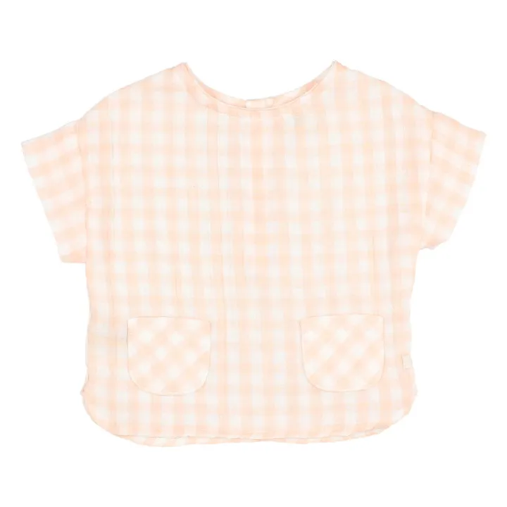 Búho Blouse Poches Vichy | Saumon