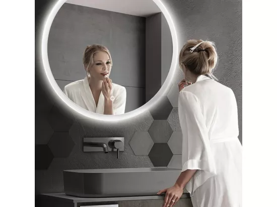MIROIR LED REA 80CM FFJ80 CHROME