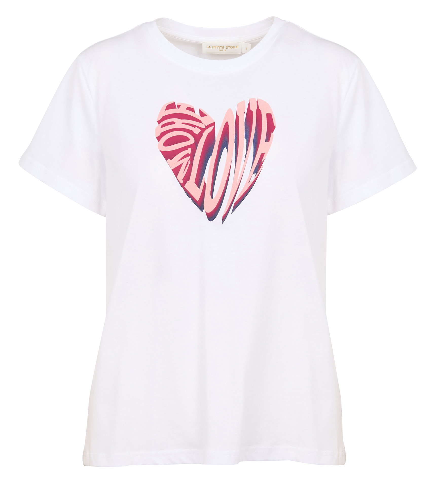 TOVE - Tee-shirt sérigraphié en coton | Blanc