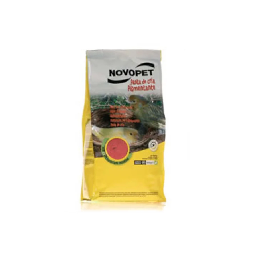Pasta pigmentada Novopet para reprodução de pássaros
