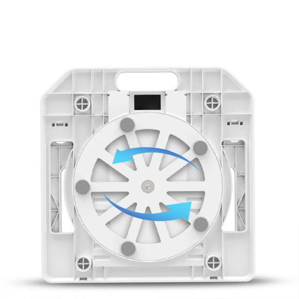 360° Drehbarer MacBook / Laptop Kühler Ständer Halterung mit Lüftungsschlitzen   Handy Halterung (bis 20kg) - Weiss