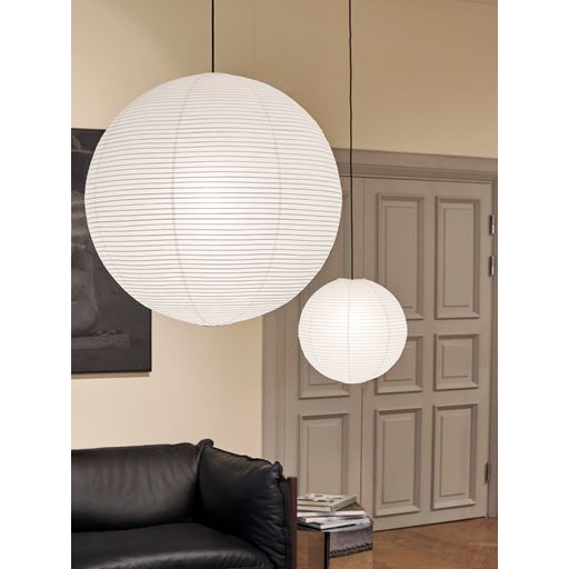 HAY Classic Rispapir Lampeskærm, Hvid, Ø60 cm