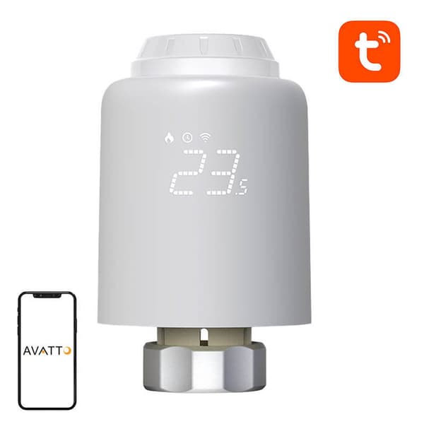Smart termostat radiatorventil Avatto TRV07 Zigbee 3.0 TUYA