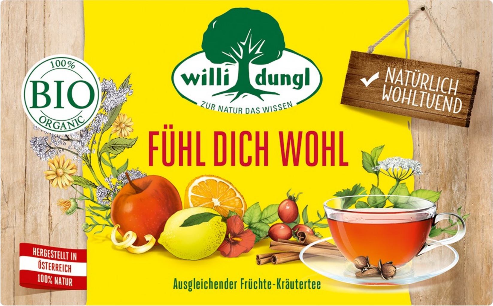 Willi Dungl  BIO-Tee Fühl dich wohl, 55 g