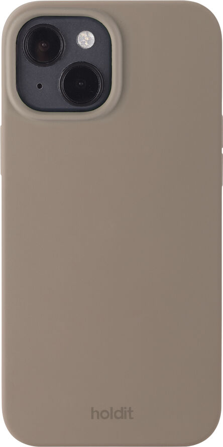 HoldIt Silicone Case iPhone 14 Mørkebrun