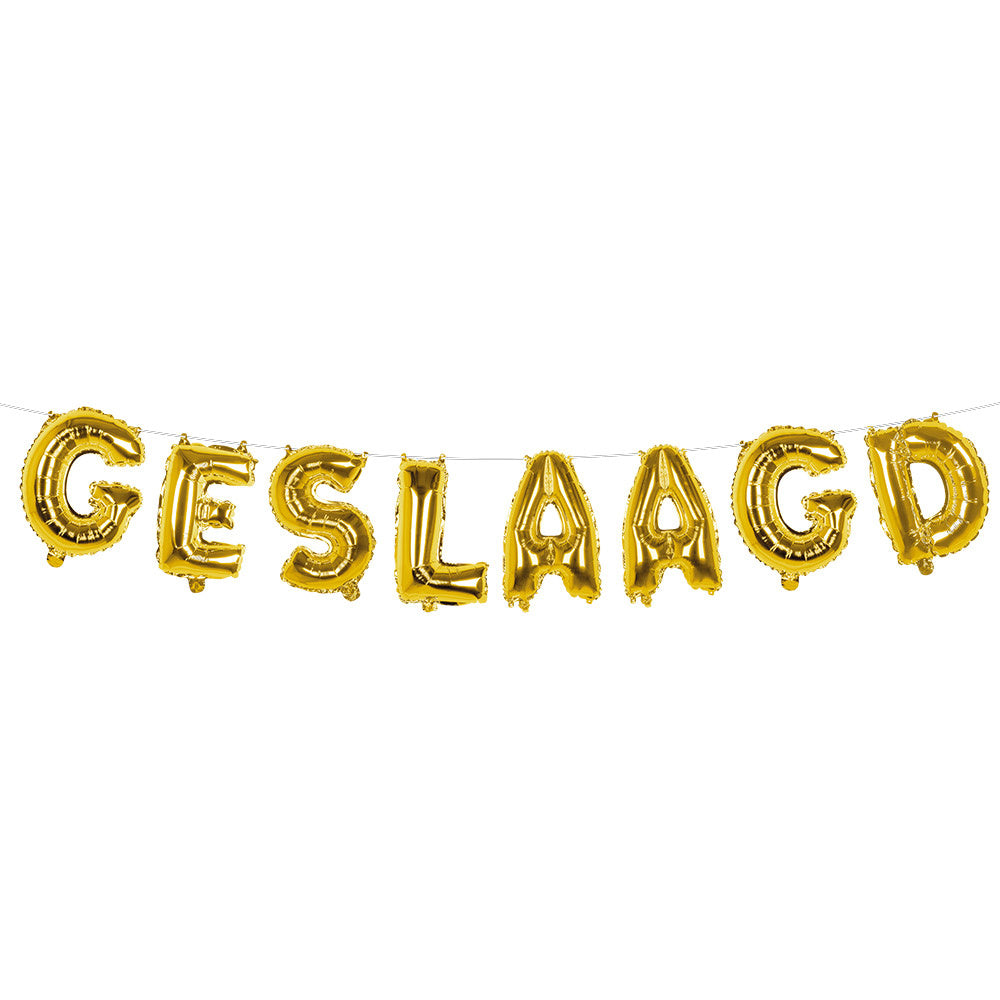 Geslaagd Letter Ballon 4m