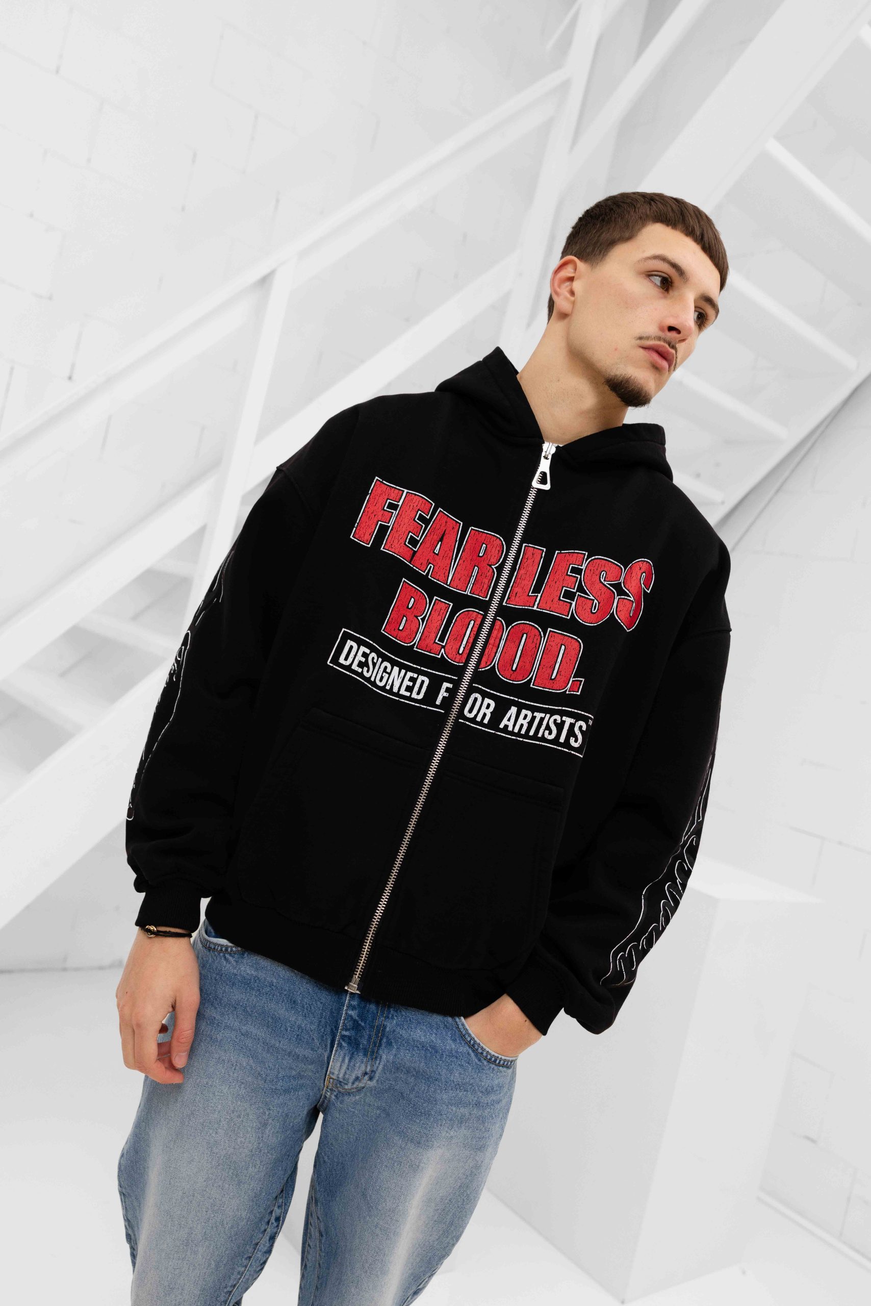 Fearless Blood Biebs Vest Heren Zwart