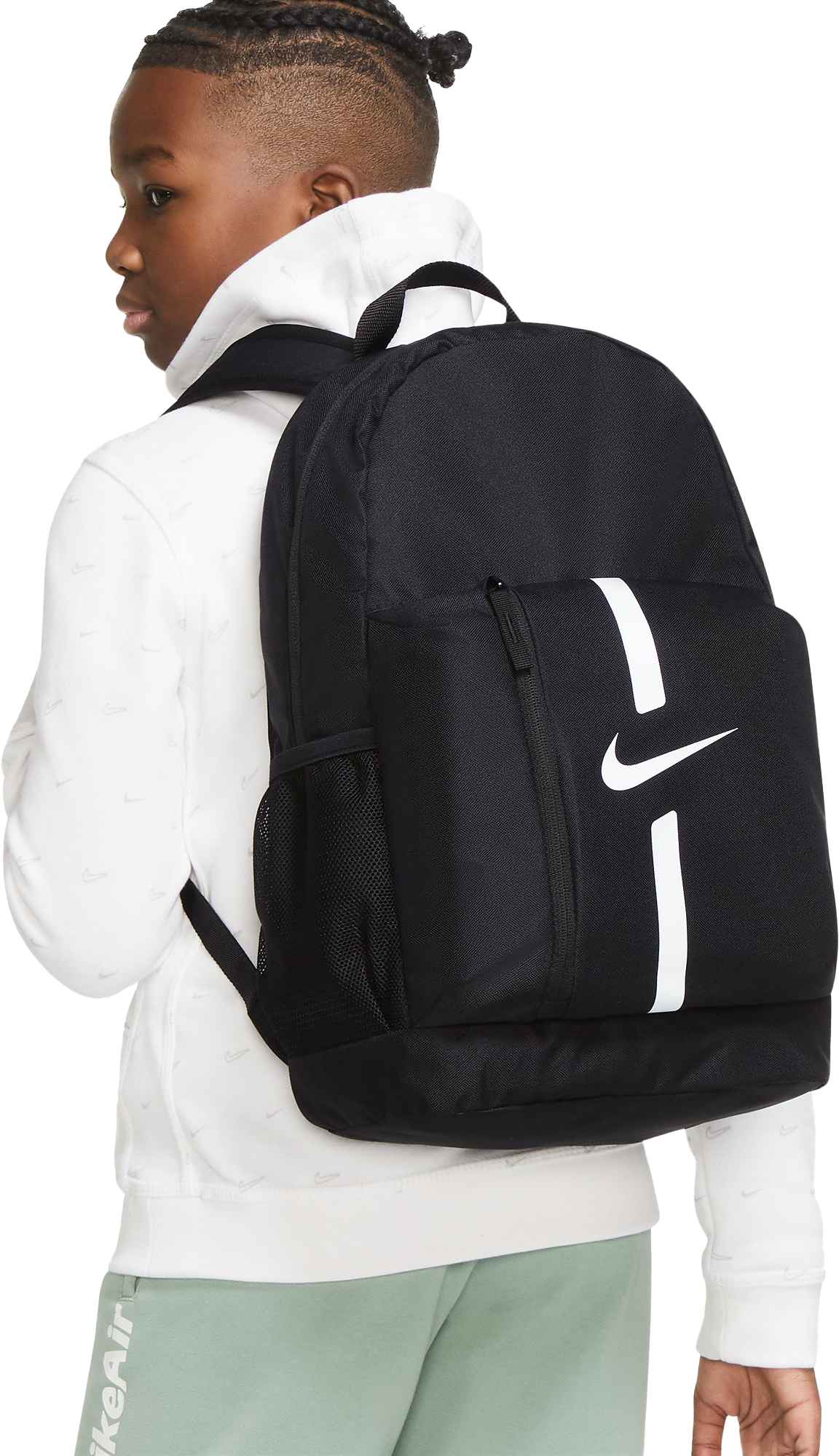 Academy Team Kids' Soccer Backpack 010/Black/Black/White