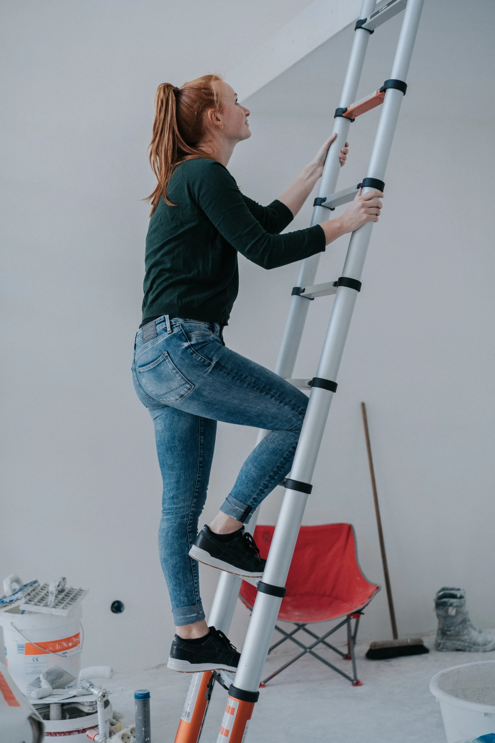 Batavia 7063650 Telescopische ladder met SoftClose & AntiSlip - 2,63m - 9 sporten
