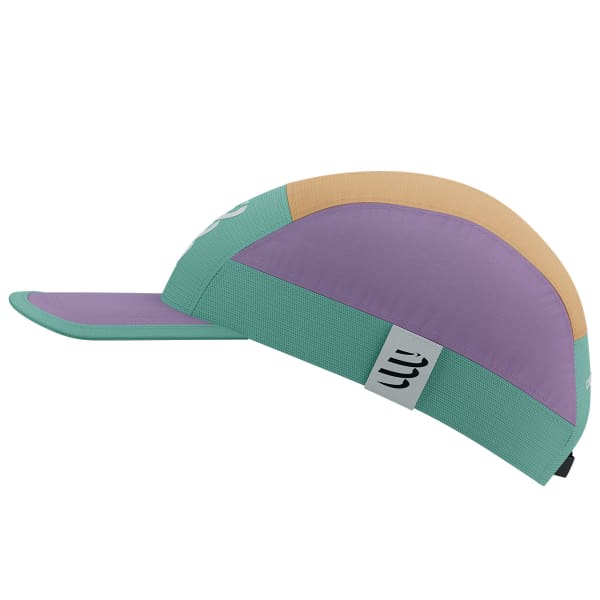 Casquette trail COMPRESSPORT 5 PANEL LIGHT CAP SALMON BUFF/LUPINE PURPLE