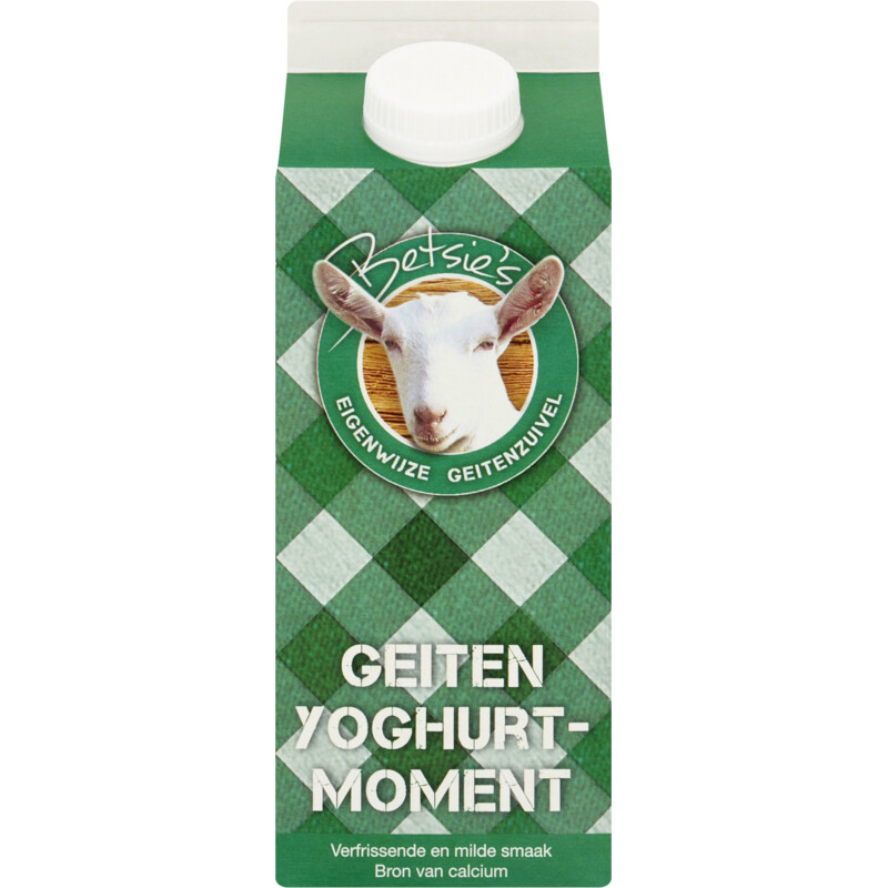 Betsie's Geitenyoghurt moment