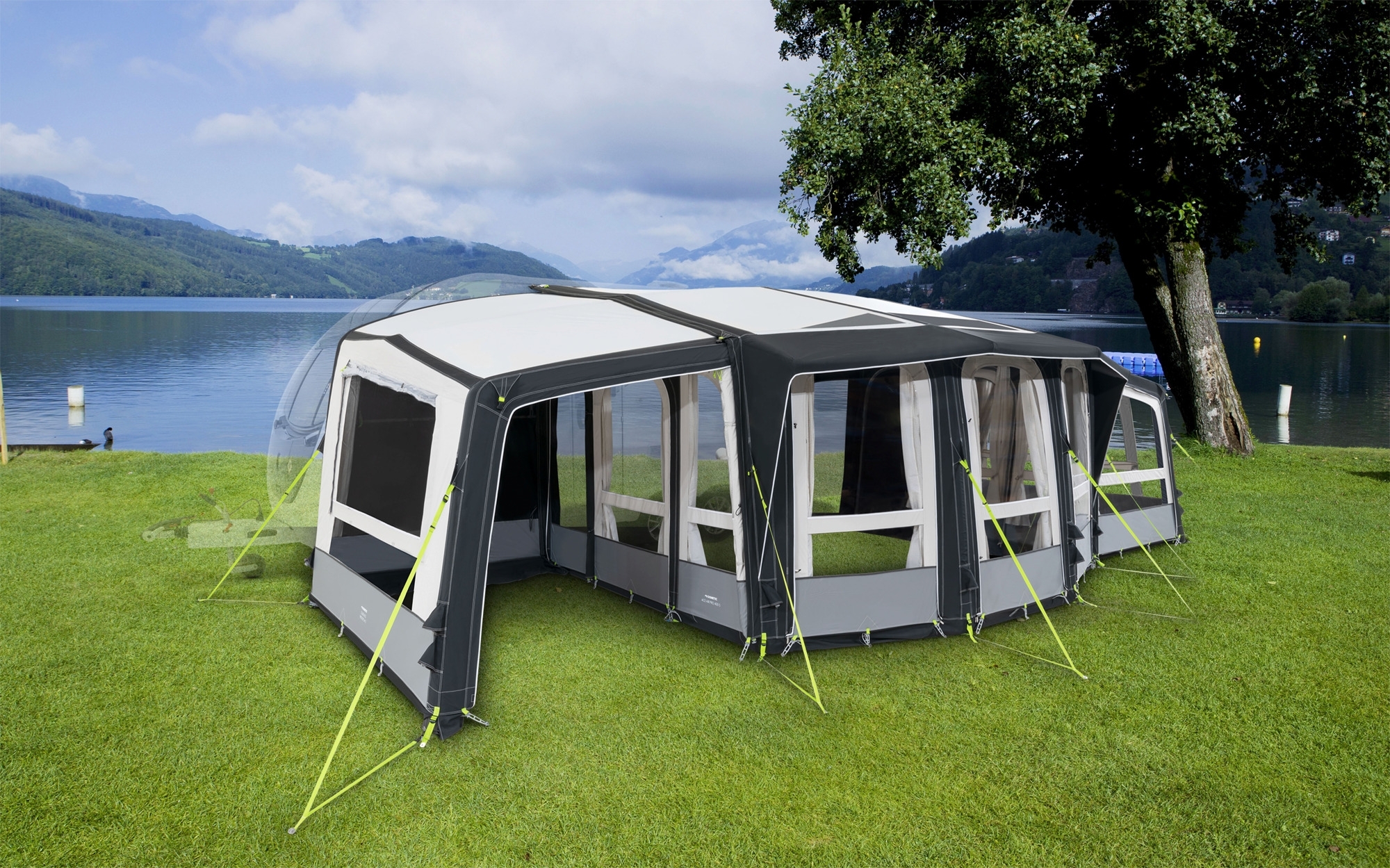 Dometic Ace Air Pro Extension aufblasbares Vorzelterweiterung für Wohnwagen- / Reisemobilvorzelt Links