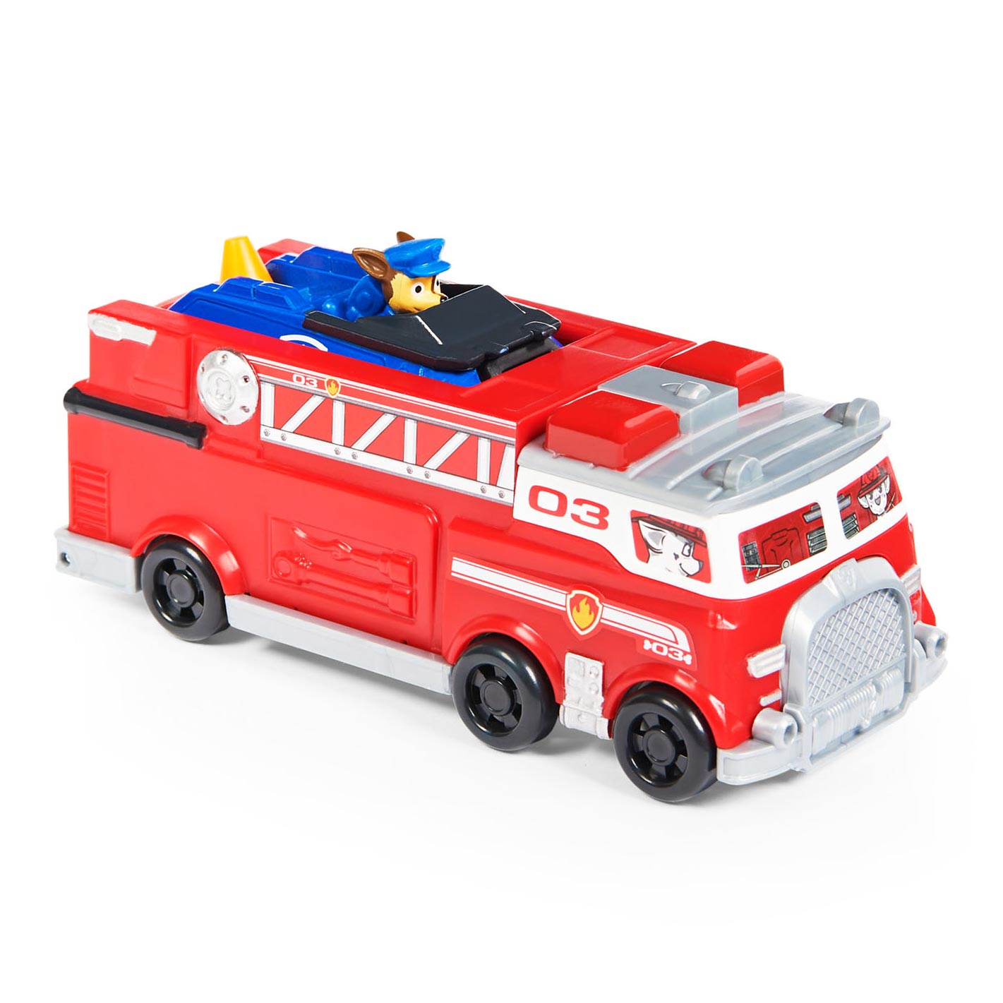 PAW Patrol - True Metal Brandweerwagen Team Voertuig