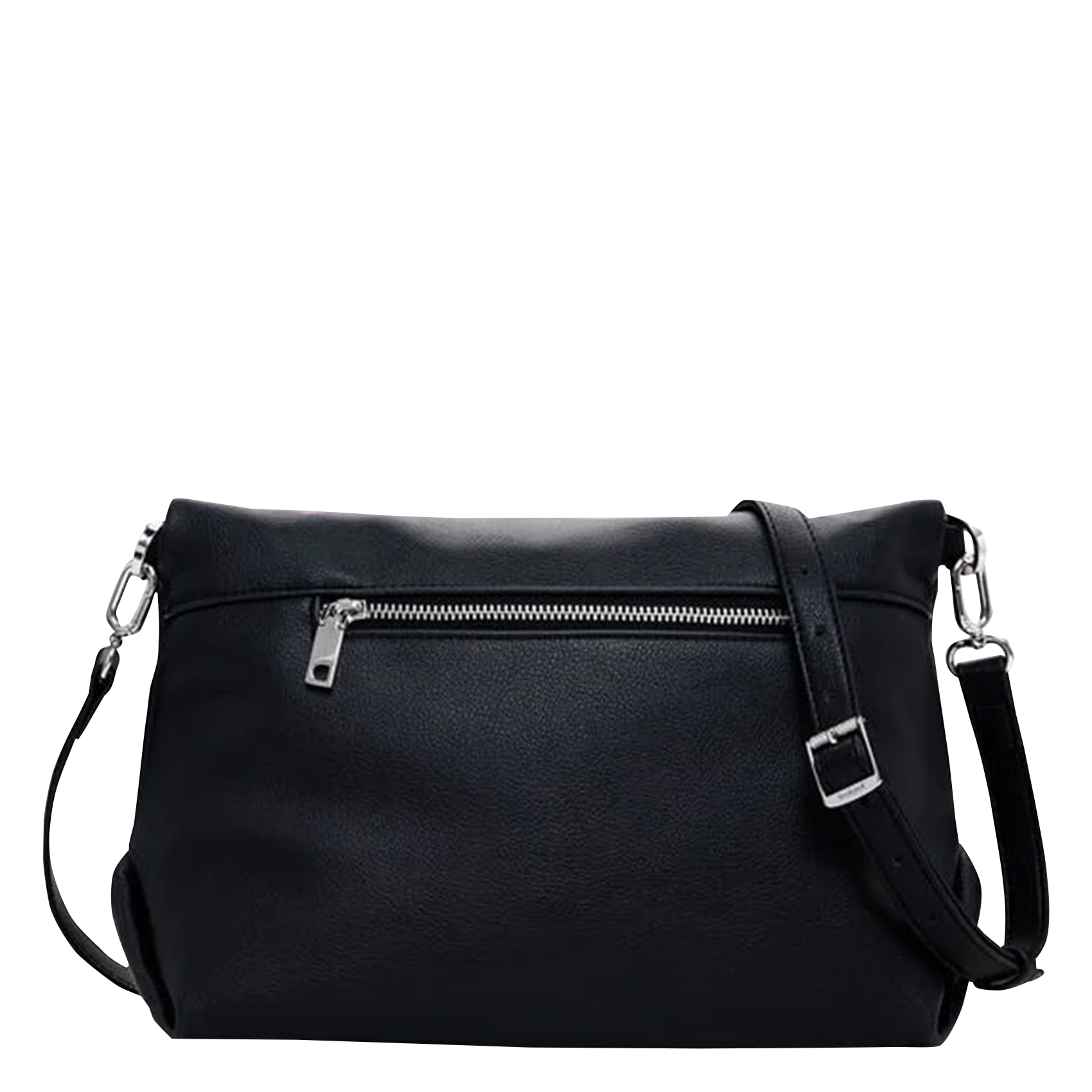 Sac bandoulière imprimé | Noir
