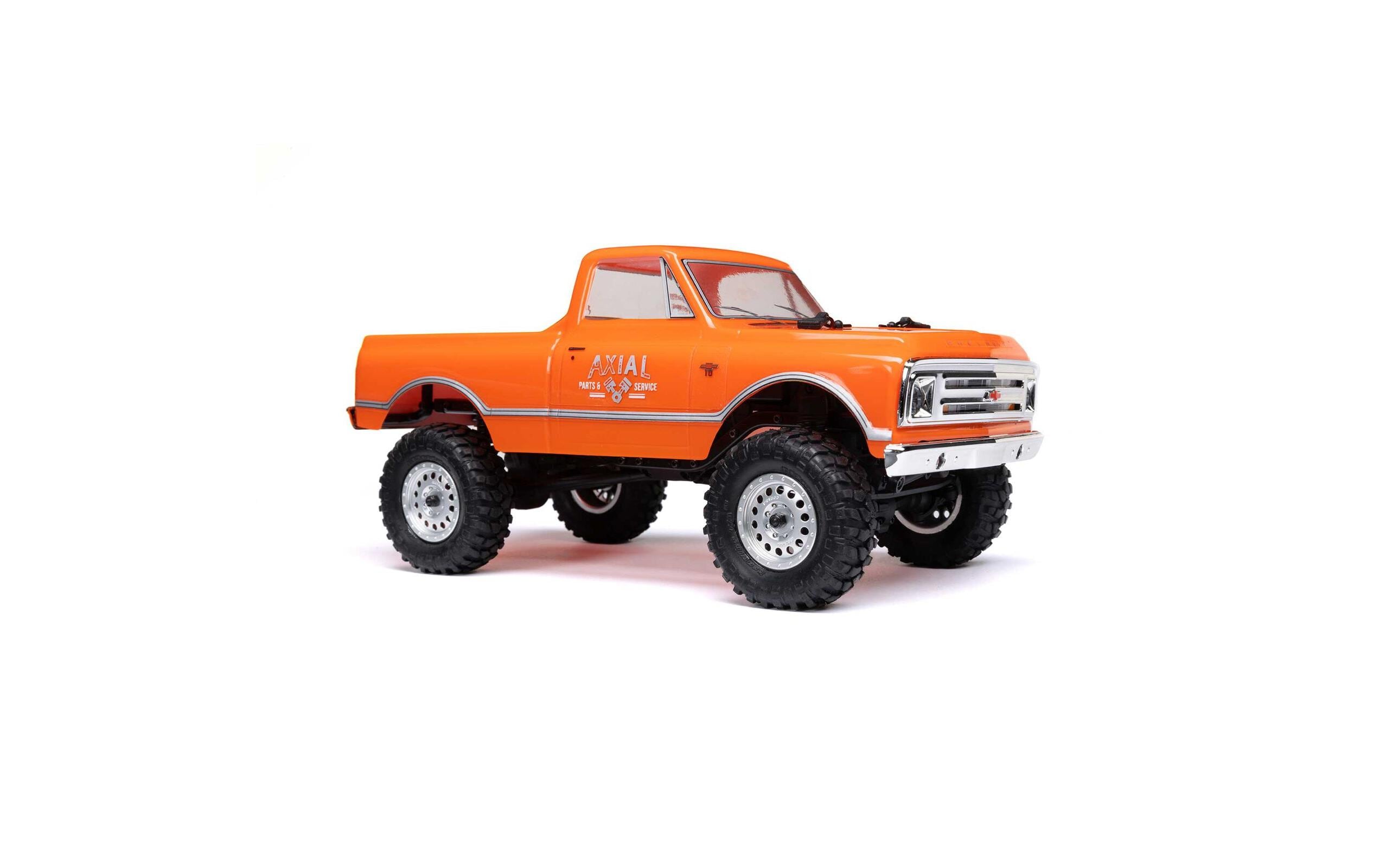 Scale Crawler SCX24 1967 Chevrolet C10 V2 Orange, RTR, 1:24<br>Kleiner 4wd Rock Crawler mit Chevy C10 Pick-up Karosserie