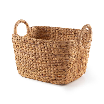 Panier de rangement en jacinthe d'eau Caracas