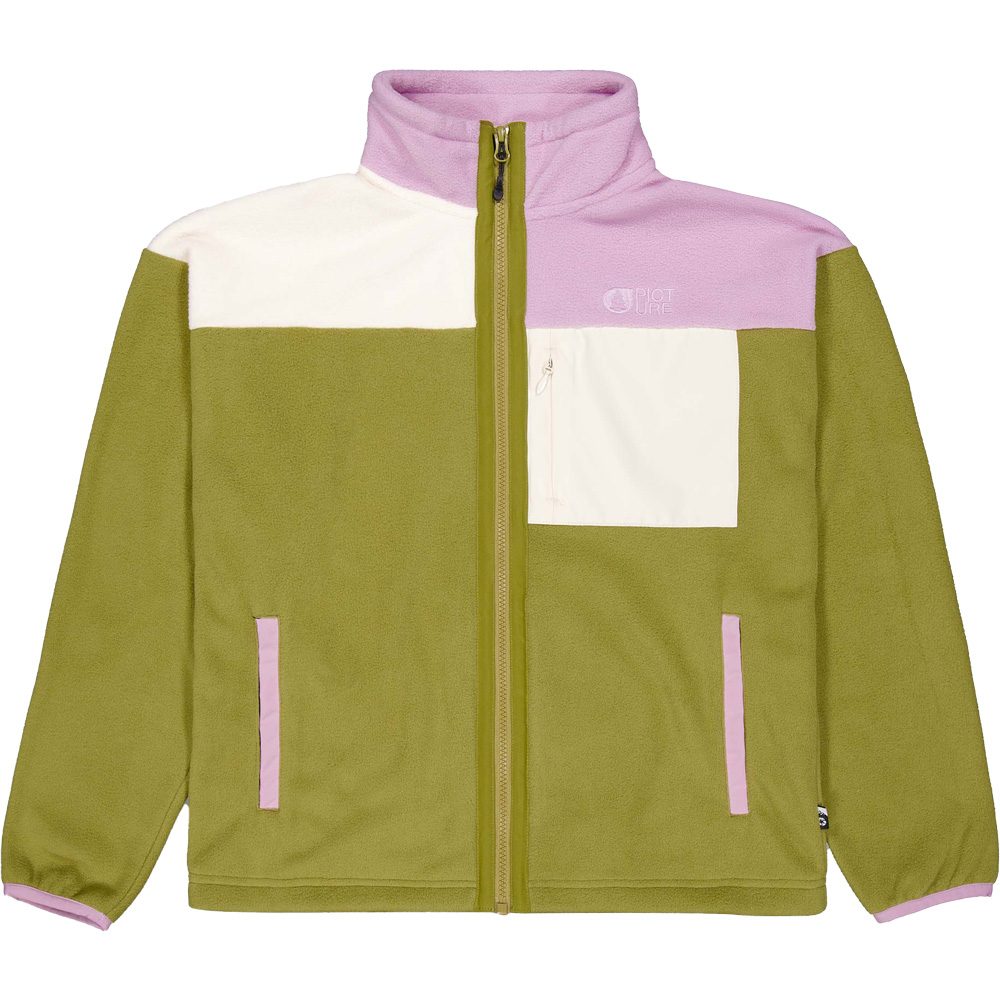 Picture Arcca Fleecejacke Damen green moss