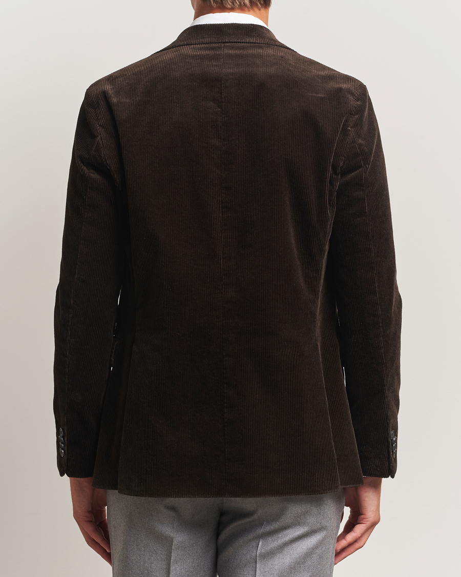 Oscar Jacobson Fogerty Patch Pocket Cord Blazer Brown