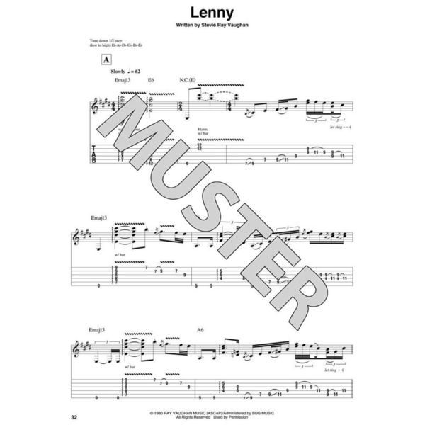 Hal Leonard Stevie Ray Vaughan Play-Along