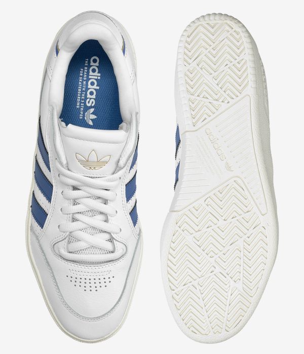 adidas Skateboarding Tyshawn Low Schuh (white team royal blue chalk whit)