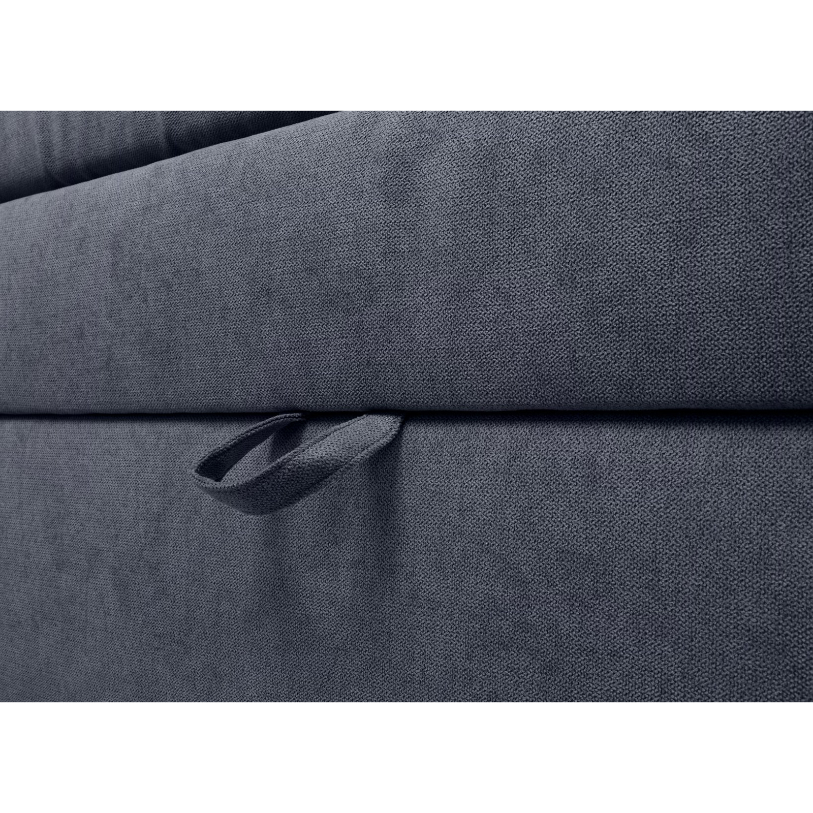 Boxspringbett - dunkelgrau - H3 - Bettkasten - 120x200 cm