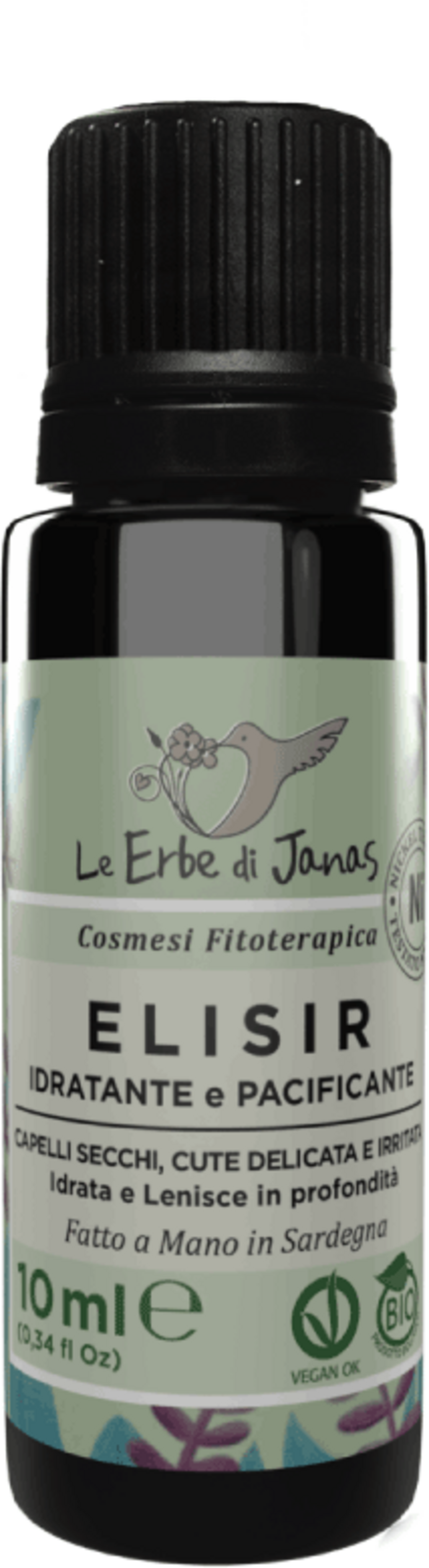 Le Erbe di Janas  Feuchtigkeitsspendendes & Beruhigendes Elixier, 10 ml